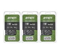 8TEN Full Chisel Chainsaw Chain 16 Inch .063 .325 62DL for Stihl 025 MS 230 241 250 251 (3 Pack)