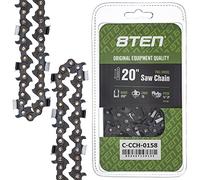 8TEN Full Chisel Chainsaw Chain 20 Inch .050 3/8 LP 70DL for Poulan PP5020 Echo CS 550 590