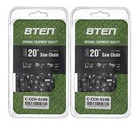 8TEN Full Chisel Chainsaw Chain 20 Inch .050 .325 81DL for Stihl MS for Stihl MS 261 270 280 291 360 361 (2 Pack)