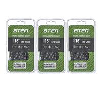8TEN Full Chisel Skip Tooth Chainsaw Chain 16 Inch .050 3/8 55DL for Stihl MS 170 181 201 for Poulan PLN3516F (3 Pack)
