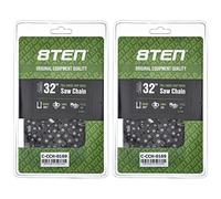 8TEN Full Chisel Skip Tooth Chainsaw Chain 32 Inch .063 3/8 105DL For Husqvarna 372XP Poulan 475 Jonsered 2165 (2 Pack)