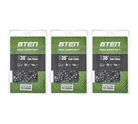 8TEN Full Chisel Skip Tooth Chainsaw Chain 36 Inch .063 3/8 115DL for Poulan Husqvarna 372 385 390 395 575 576 XP (3 Pack)