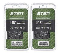 8TEN Ripping Chainsaw Chain 18 Inch .050 .325 72DL for Echo CS450 Husqvarna 50 55 455 460 Rancher Poulan 285 (2 Pack)