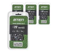 8TEN Ripping Chainsaw Chain 20 Inch .050 3/8 70DL for Echo CS-590 Poulan PP5020AV Jonsered 2063 Makita DCS510 (4 Pack)