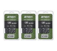 8TEN Ripping Chainsaw Chain 20 Inch .050 3/8 72DL for Husqvarna 455 Rancher 372XP Stihl MS 270 Poulan PP5020AV (3 Pack)