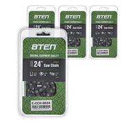 8TEN Ripping Chainsaw Chain 24 Inch .050 3/8 84DL for Husqvarna 455 Rancher Echo CS-590 Stihl MS 270 (4 Pack)