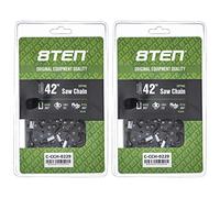 8TEN Ripping Chainsaw Chain 42 Inch .063 .404 122DL for Stihl 051 075 076 088 MS880 (2 Pack)