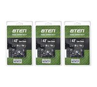 8TEN Ripping Chainsaw Chain 42 Inch .063 .404 124DL for Husqvarna 3120XP 501843124 (3 Pack)
