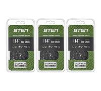 8TEN Semi Chisel Chainsaw Chain 14 Inch .050 3/8 LP 48DL for Homelite Remington Craftsman John Deere (3 Pack)