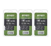 8TEN Semi Chisel Chainsaw Chain 16 Inch .050 3/8 60DL For Husqvarna 455 Rancher 372XP Stihl MS170 MS260 Poulan (3 Pack)