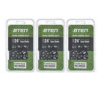 8TEN Semi Chisel Skip Tooth Chainsaw Chain 24 Inch .050 3/8 84DL For Husqvarna 455 Rancher Echo CS-590 Stihl (3 Pack)