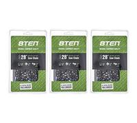 8TEN Semi Chisel Skip Tooth Chainsaw Chain 28 Inch .050 3/8 92 DL For McCulloch Pro Mac 800 (3 Pack)