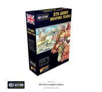 Warlord Games 8th Army Weapons Team - 28mm Scale Miniatures for Bolt Action Highly Detailed World War 2 Miniatures for Table-top Wargaming