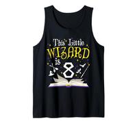 8th B-Day Magic Wizard 8 Year Old Birthday Matching Family Tank Top