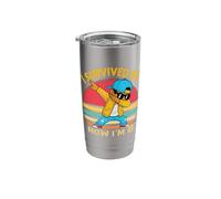 8th Birthday 67 Six Seven Dabbing Boy I'm 8 Year Old Bruh Stainless Steel Insulated Tumbler