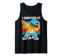 8th Birthday 67 Six Seven Dabbing Boy I'm 8 Year Old Bruh Tank Top