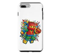8th Birthday Boy Ninja Brick Block Master Builder 8 Year Kid Case for iPhone 7 Plus/8 Plus