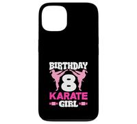 8th Birthday Karate Girl 8 Years Old Party Dojo Fighter Case for iPhone 13