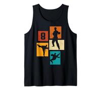 8th Birthday Karate Taekwondo 8 Years Old Boy Martial Arts Tank Top