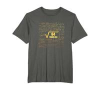8th Birthday Square Root of 64 8 Years Old Math Fun T-Shirt