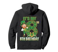 8th Birthday St Patricks Day Eight Party Bday Boy Girl Pullover Hoodie