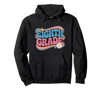 8th Grade Back to School Teacher Kids - Eighth Grade Groovy Pullover Hoodie