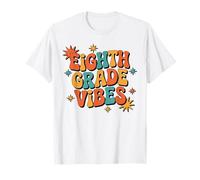 8th Grade Back to School Teacher Kids - Eighth Grade Groovy T-Shirt