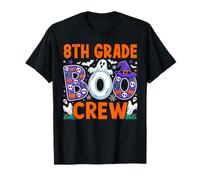 8th Grade Boo Crew Eighth Grade Teacher Kids Happy Halloween T-Shirt