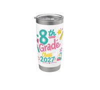 8th Grade Class of 2027 Middle School Student Stainless Steel Insulated Tumbler