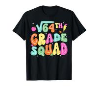 8th Grade Squad Square Root of 64 Math Groovy Back to School T-Shirt