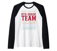 8th Grade Team Eighth Grader Back to First Day of School Raglan Baseball Tee