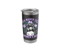 8th March Women's Day Celebration Floral Stainless Steel Insulated Tumbler