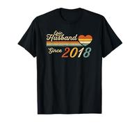8th Wedding Anniversary for Him - Epic Husband Since 2018 T-Shirt