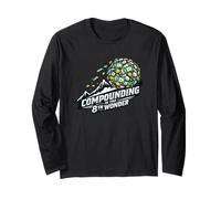 8th Wonder Compound Interest Stock Market Growth Design Long Sleeve T-Shirt