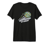 8th Wonder Compound Interest Stock Market Growth Design Premium T-Shirt