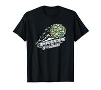 8th Wonder Compound Interest Stock Market Growth Design T-Shirt