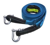 8Tons Car Towing Rope Strape Cable With U Hooks Shackle 3/5m High Strength Nylon With Reflective Light For Car Truck Trailer Suv(4m 8T)