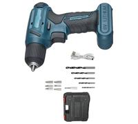 8V Cordless Drill Variable Speed Control and 0.8-10mm Chucks 1300mAh Rechargeable Battery for Precisions Tasks Cordless Drill