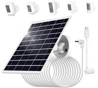 8W/5V Solar Panel,Faster Than 5W Charging,IP65,Easy to Install,Suitable for Ring Cameras with Built-in Batteries (Spotlight Cam,Stick Up Cam,Stick Up Cam Pro, Spotlight Cam Plus,Spotlight Cam Pro)