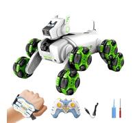 8WD Remote Control Robot Dog - RC Stunt Dog Car Intelligent Electronic Pet With Gesture Sensing, Transforming, And Climbing Capabilities | Rechargeable Interactive Play Experience For Children