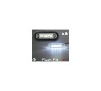 8x 12-24v Flush Fit Led White Side Marker Lights Position Camper Caravan Pick Up