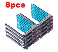 8X 2.5" SAS SATA SSD Hard Drive Tray Caddy Chip For HP Proliant DL360p Gen8 G8