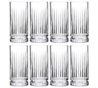 8x 280ml Elysia Highball Glasses Tall Glass Water Juice Drinking Tumblers Set