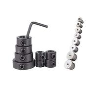 8X 3-16mm Drill Depth Stop Collar Ring Dowel Shaft Chuck +Hex Wrench +8X Hollow Dowel Centre Point Pin