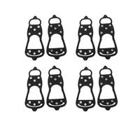 8X 8 Teeth Ice Gripper Spike for Shoes Winter Outdoor Anti-Slip Hiking Mountain Climbing Ice Snow Crampons Anti-Slip