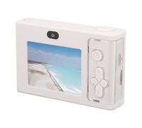 8x Digital Zoom Camera 48MP 1080P Video Anti Shake Auto Light Sensitive 2.4 Inch TFT Display with Selfie Mirror for Travel Vlogging Photography (White)