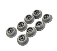 8x Dishwasher Lower Basket Wheels for Hotpoint C00210742 Plastic for runner Wheels 35mm OD for Siemens for neff 8-Pack Lower Rack Wheels Compatible with for bosch Models Replacement Dishwasher Tray