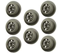 8X Dishwasher Lower Bottom Basket Wheels Compatible with Bosch 165314 00165314 AP2802428 165314 420198 423232 Hotpoint C00290453 43-BS-04 Dishwasher Spare Parts Universal Large Lower Rollers 36MM