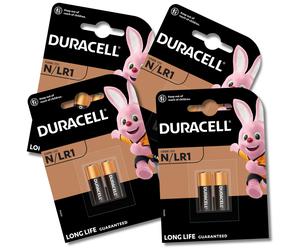 8x DURACELL LR1 Batteries E90 N GP910A M9100 1.5V Alkaline EXPIRY 08/2030