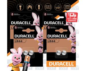 8x DURACELL LR44 1.5V SPECIALTY BUTTON CELL Alkaline Batteries A76 HEXBUG AG13